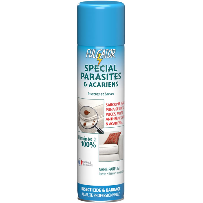 FULGATOR Spécial Parasites Aérosol anti-parasites et anti-acariens