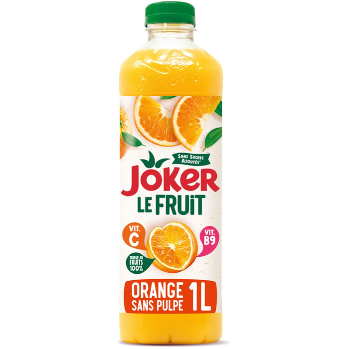 JOKER Le Fruit – Jus d’orange sans pulpe 1 L