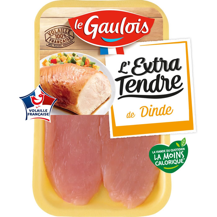 LE GAULOIS L’Extra Tendre – Escalopes de dinde (250 g)