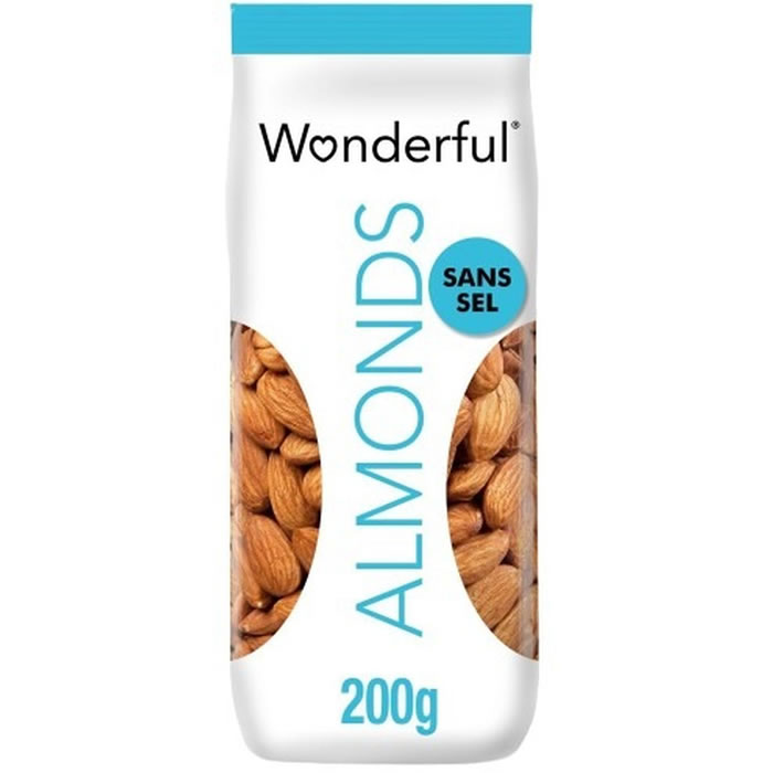 WONDERFUL – Amandes décortiquées grillées sans sel 200g