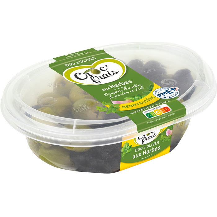 CROC’ FRAIS – Olives dénoyautées aux herbes 200g