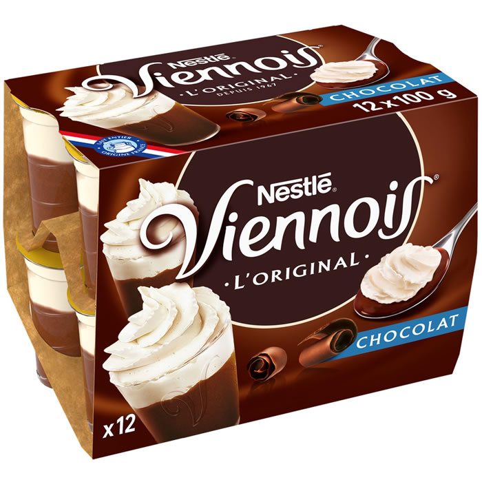 Nestlé Le Viennois – Dessert au chocolat 12x100g