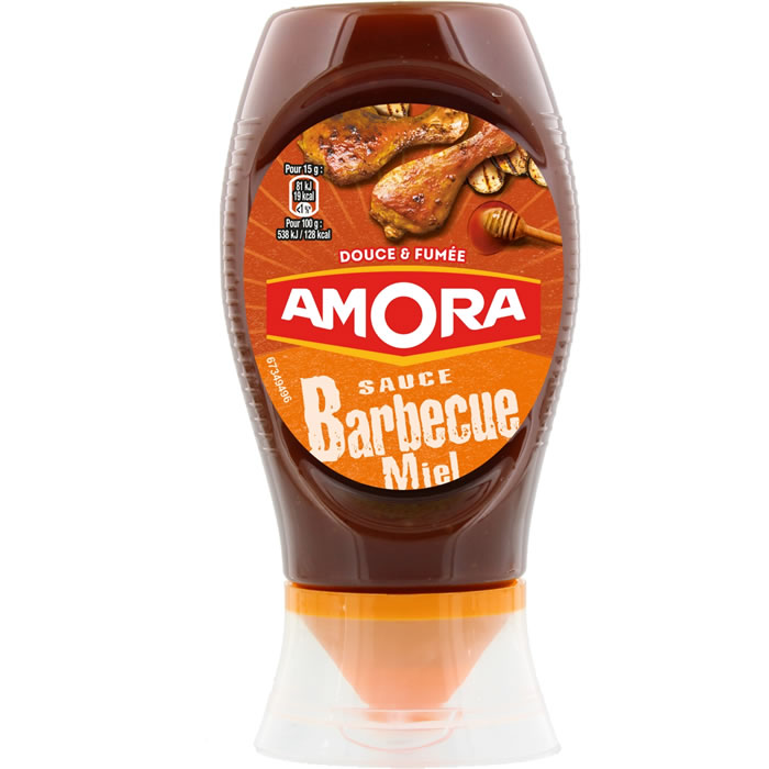 AMORA – Sauce barbecue au miel – 282g