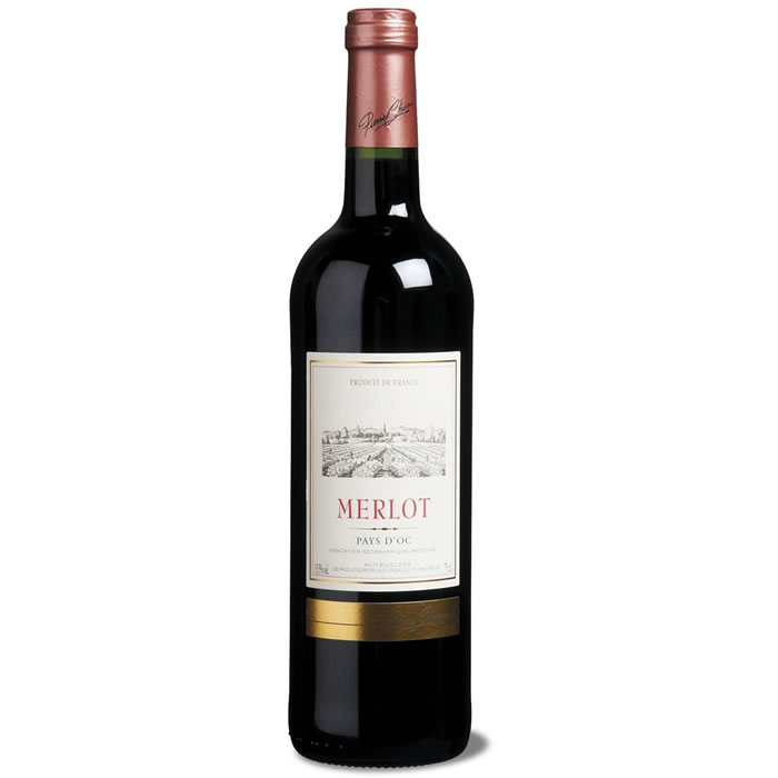 Vin rouge IGP PAYS D’OC Pierre Chanau – Merlot 75 cl