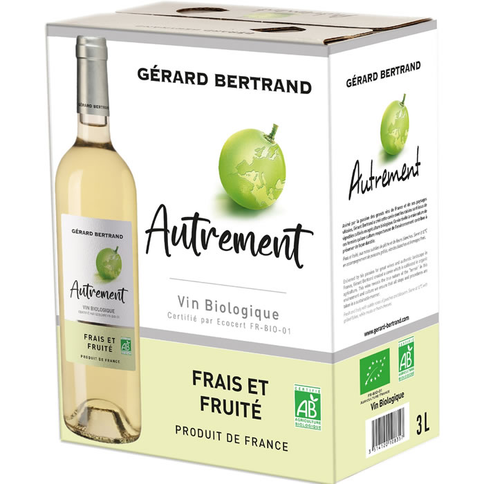 Vin blanc sec bio VIN DE FRANCE Gérard Bertrand – Autrement