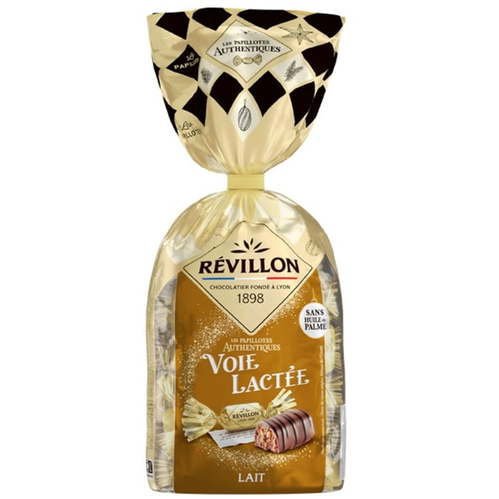 REVILLON Papillotes Authentiques – Bouchées au chocolat au lait 360g