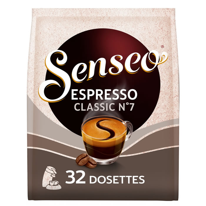 SENSEO – Dosettes de café espresso classique N°7 (222g)