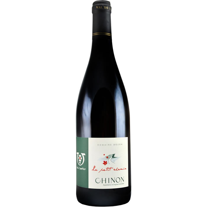 Vin rouge bio AOP CHINON Le Petit Chemin 75 cl