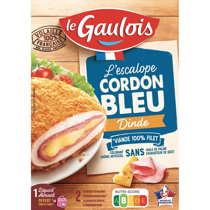 LE GAULOIS – Cordons bleus de dinde Petit Format 200g