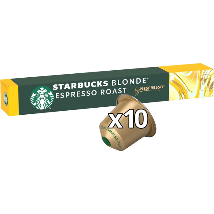 STARBUCKS Espresso Roast – Capsules de café espresso blonde N°6 (10 capsules)