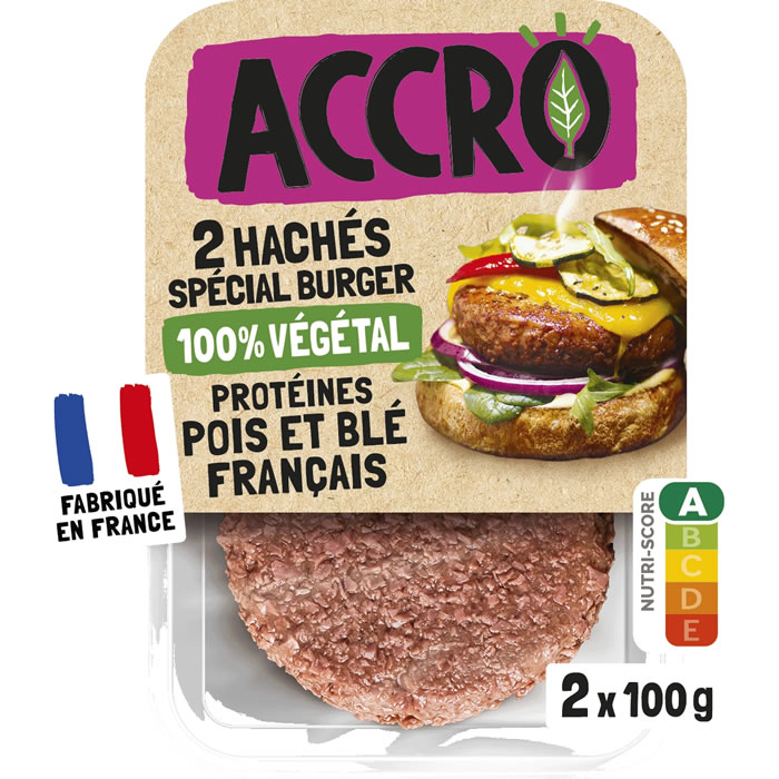 ACCRO – Hachés végétaux spécial burger