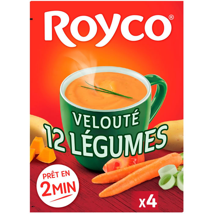 Royco – Soupe velouté instantanée aux 12 légumes 4x20g