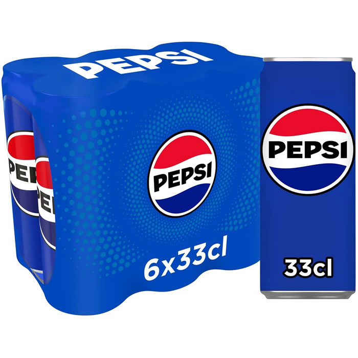 PEPSI – Boisson gazeuse aux extraits végétaux 6 x 33 cl