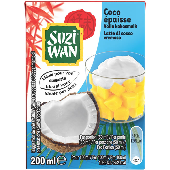 SUZI-WAN Crème de coco 20cl
