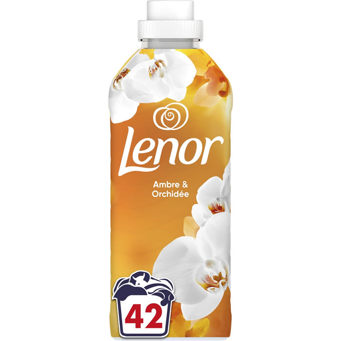 LENOR Adoucissant concentré ambre et orchidée 882 ml