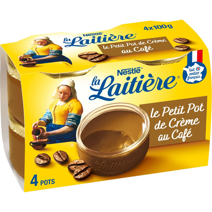 La Laitière – Crème dessert au café 4x100g