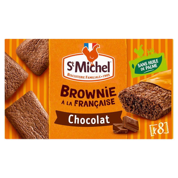 ST MICHEL Mini brownies au chocolat au lait
