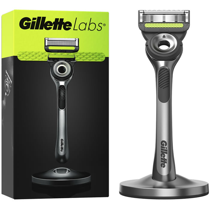 GILLETTE Labs – Rasoir 5 lames avec 1 recharge