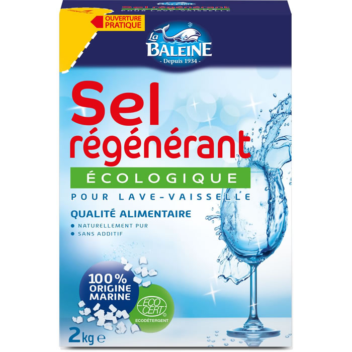 LA BALEINE Sel régénérant lave-vaisselle écologique 2 kg