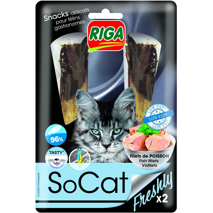 RIGA Socat Freshly – Friandises au filet de thon (25 g)