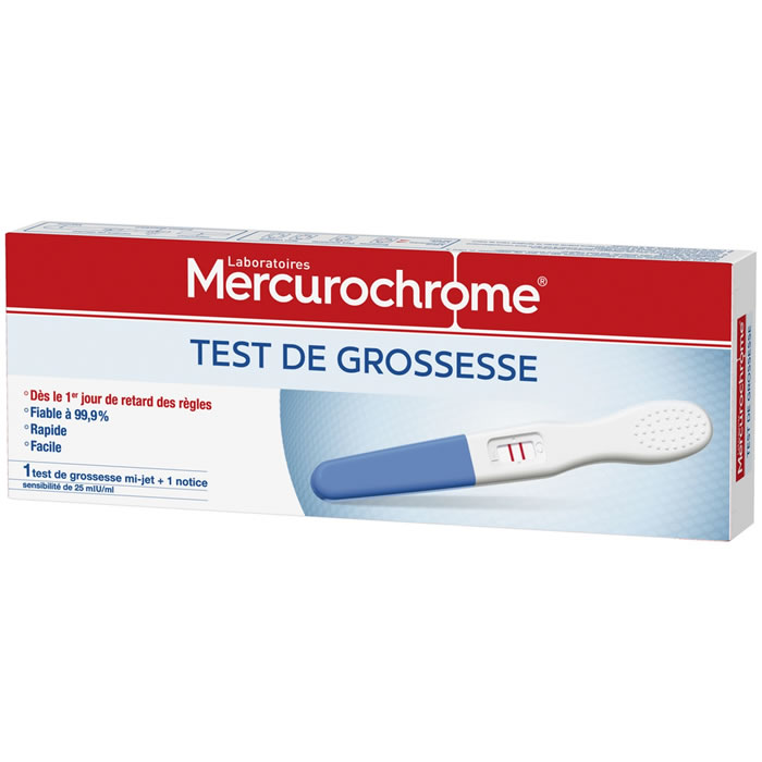 MERCUROCHROME Test de grossesse 1 pièce
