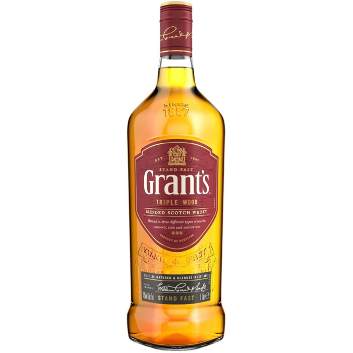 GRANT’S Triple Wood – Blended Scotch Whisky 1L