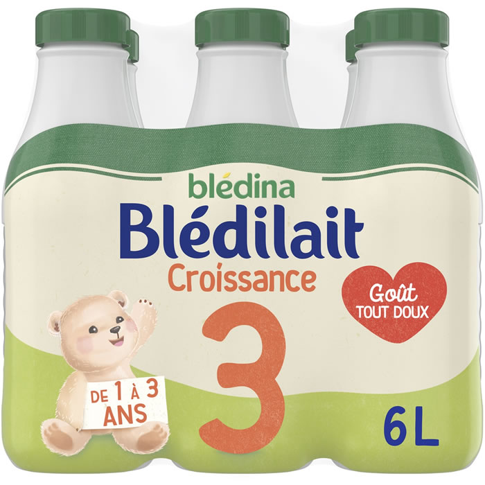 Lait de croissance liquide 12/36 mois BLEDINA Blédilait
