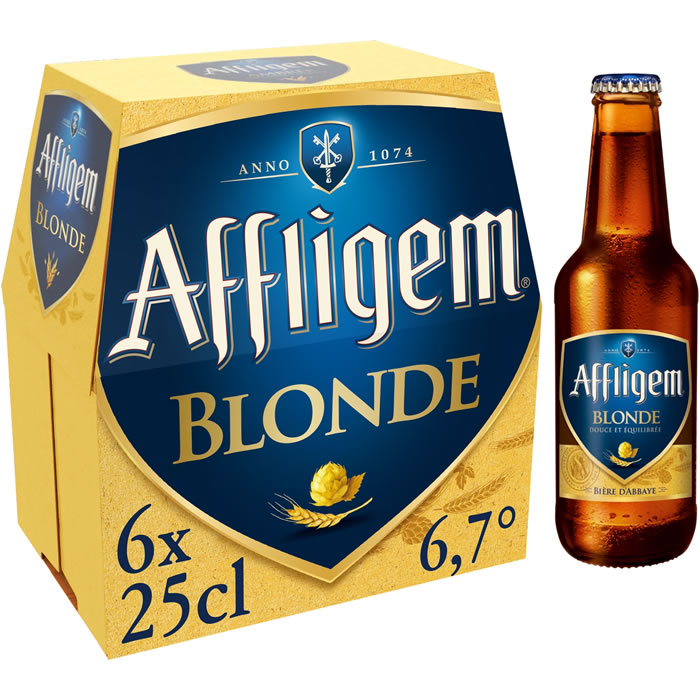 AFFLIGEM – Bière blonde Belge 6 x 25 cl