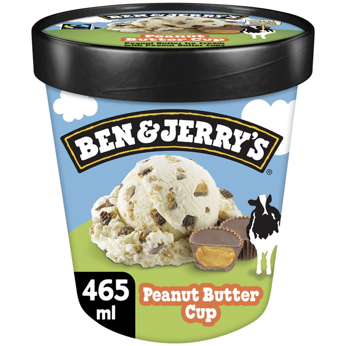 BEN & JERRY’S – Crème glacée au beurre de cacahuètes