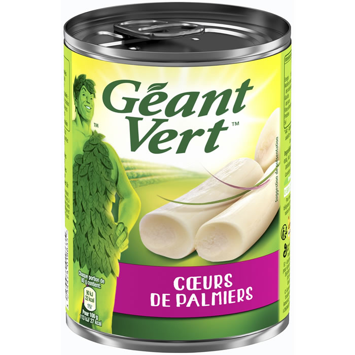 GEANT VERT – Cœurs de palmiers 220 g