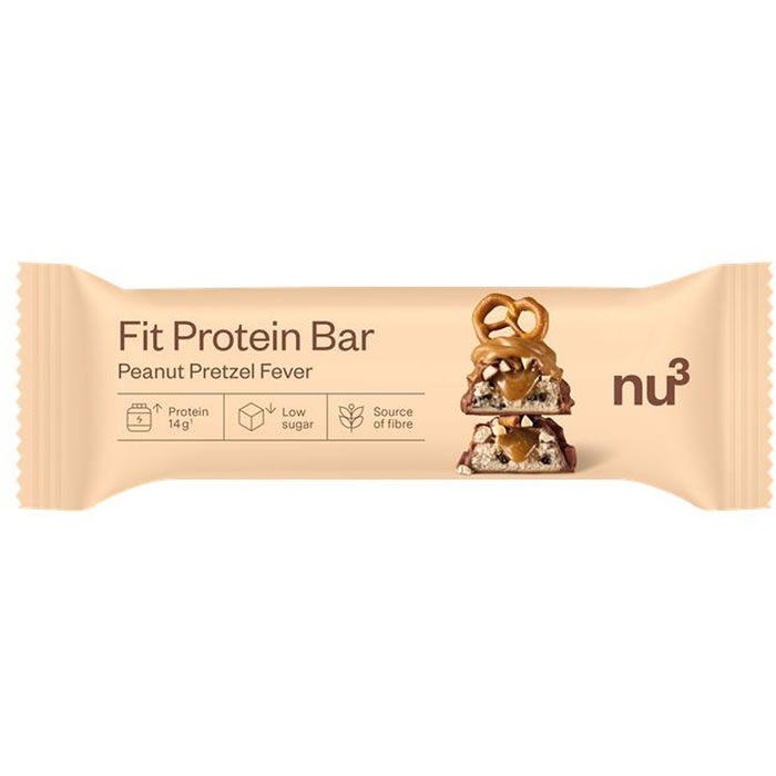 NU3 – Barre protéinée cacahuète & bretzel (55g) 55 g