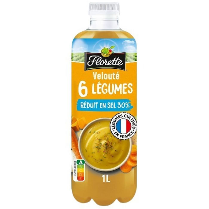 FLORETTE – Soupe velouté de 6 légumes 1L