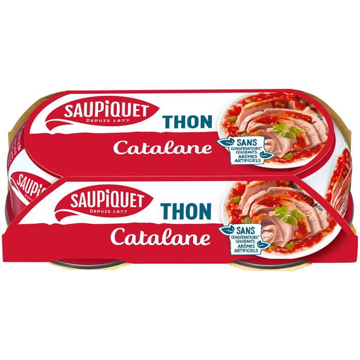 SAUPIQUET – Thon à la catalane 2 x 135 g