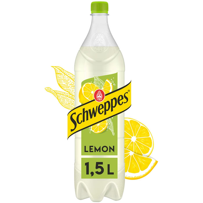 SCHWEPPES Lemon – Boisson gazeuse au citron et citron vert 1,5 L