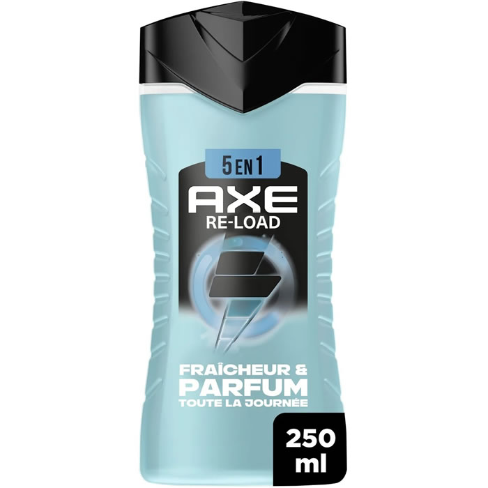 AXE Re-Load – Gel douche homme frais 5 en 1 250 ml