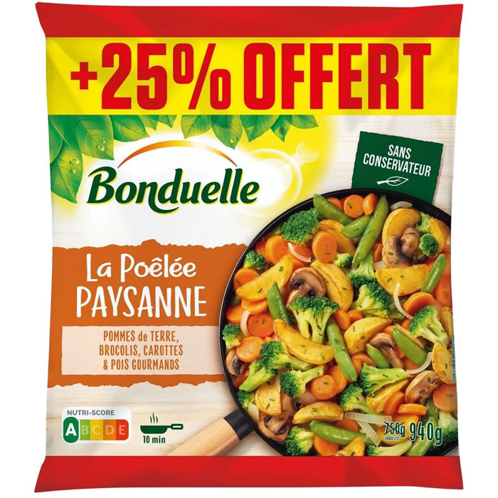 BONDUELLE – Poêlée paysanne 940g
