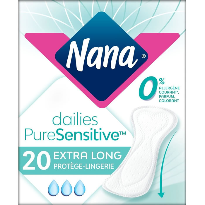 NANA Pure Sensitive Protège-slips extra long x20