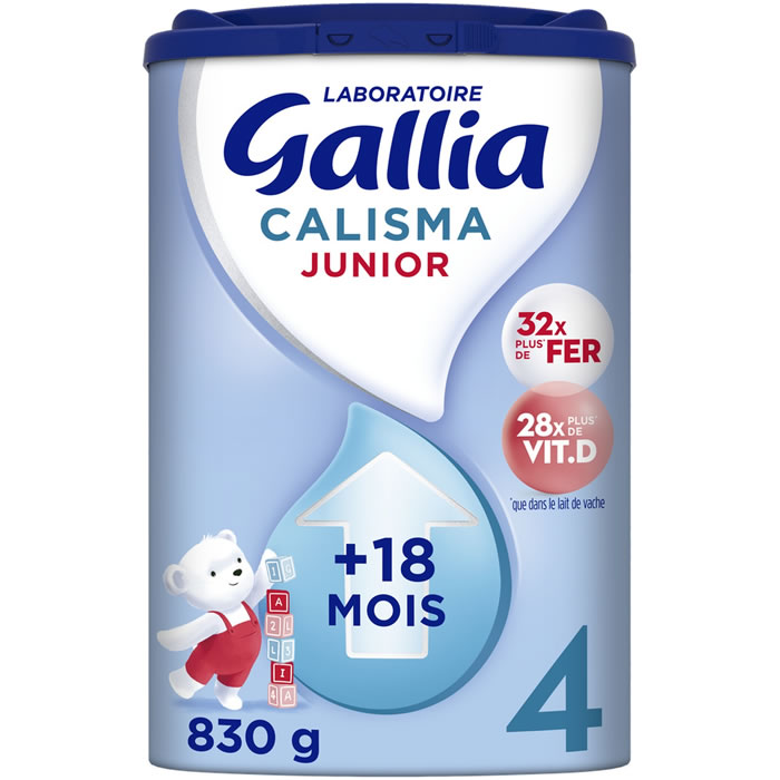 GALLIA Calisma – Lait de croissance junior en poudre dès 18 mois 830g