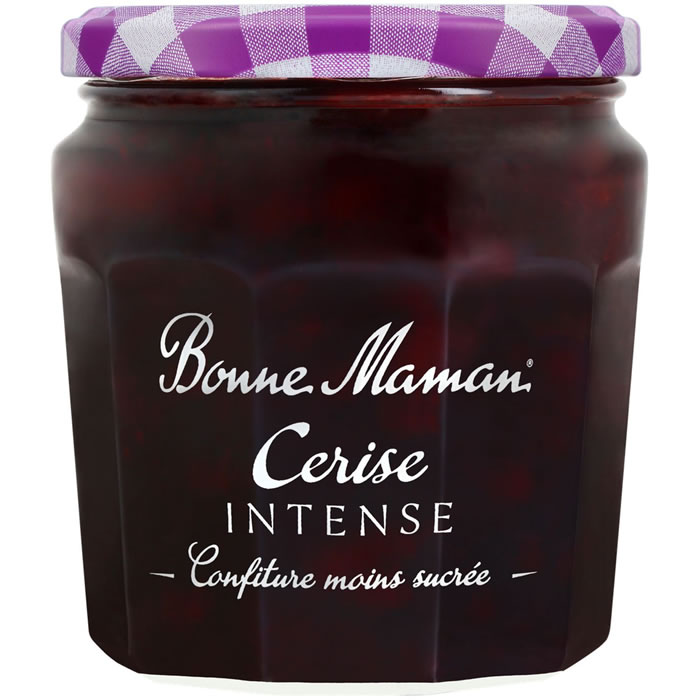 BONNE MAMAN Intense – Confiture de cerises allégée en sucres 335g