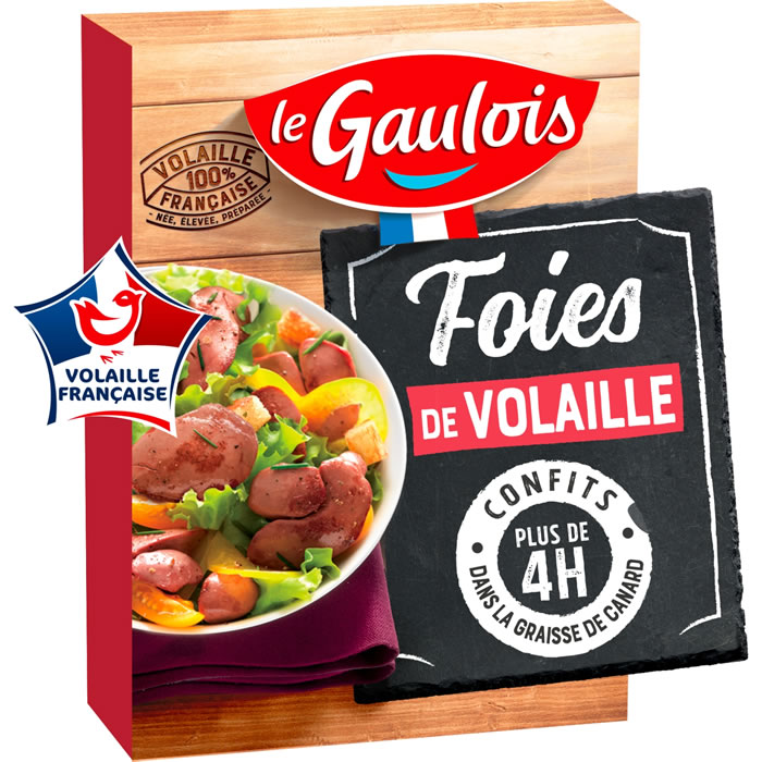 LE GAULOIS – Foies de volaille en confits 300 g