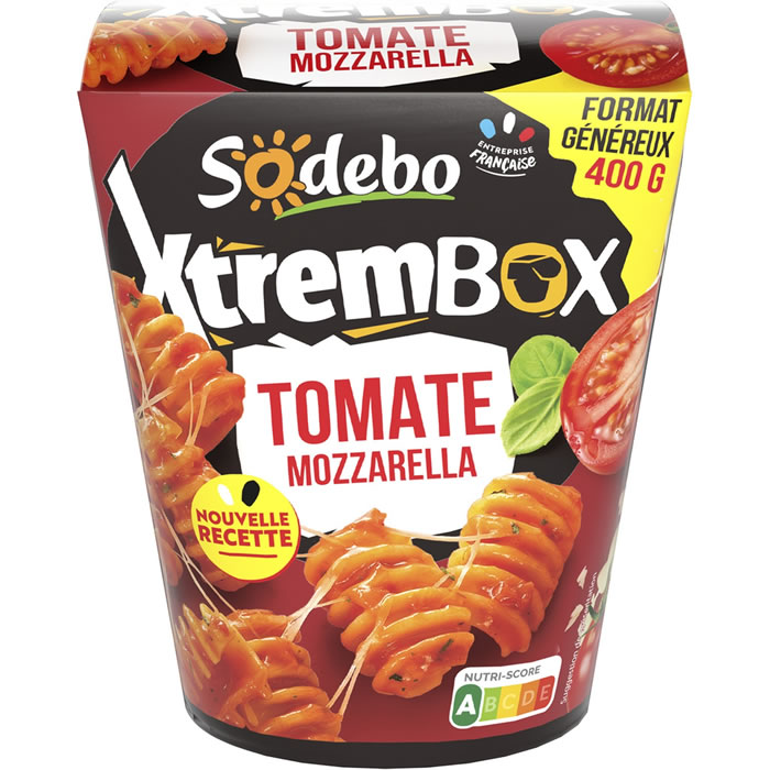 SODEBO – Radiatori à la tomate et mozzarella 400g