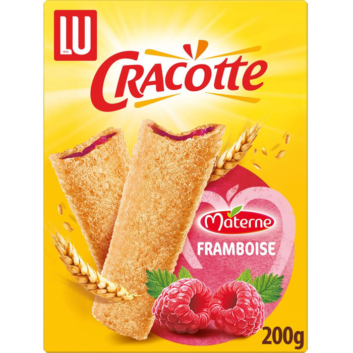 LU Cracotte – Biscottes fourrées à la framboise 200 g
