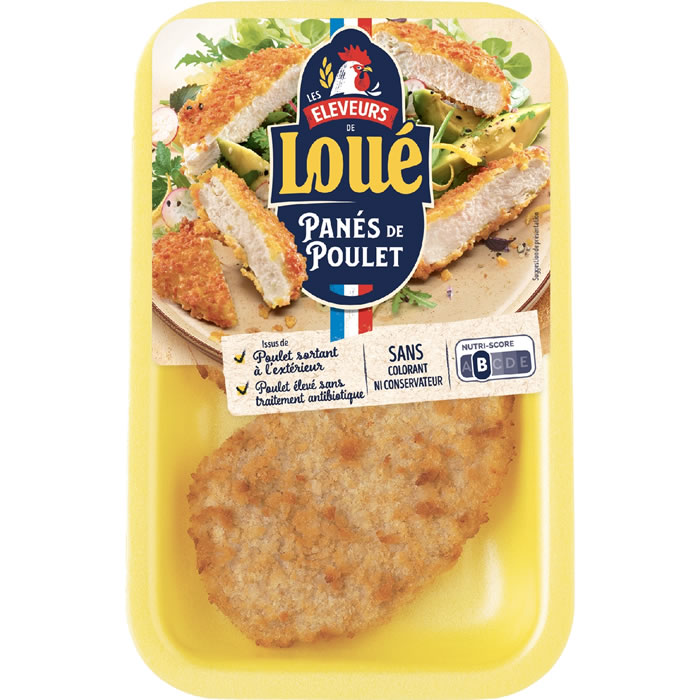 LOUE Panés de poulet