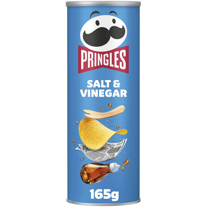 PRINGLES – Chips tuiles saveur sel et vinaigre 165g