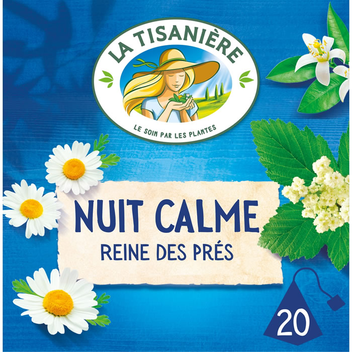 LA TISANIERE Reine des Près Infusion camomille, tilleul et oranger (20 sachets, 37.5g)