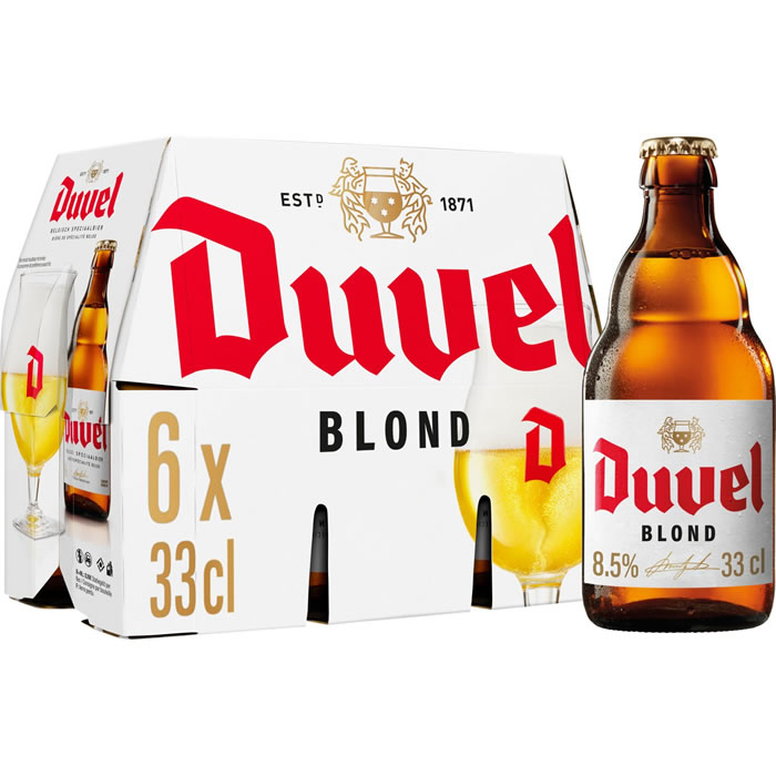 DUVEL – Bière blonde belge 6 x 33 cl