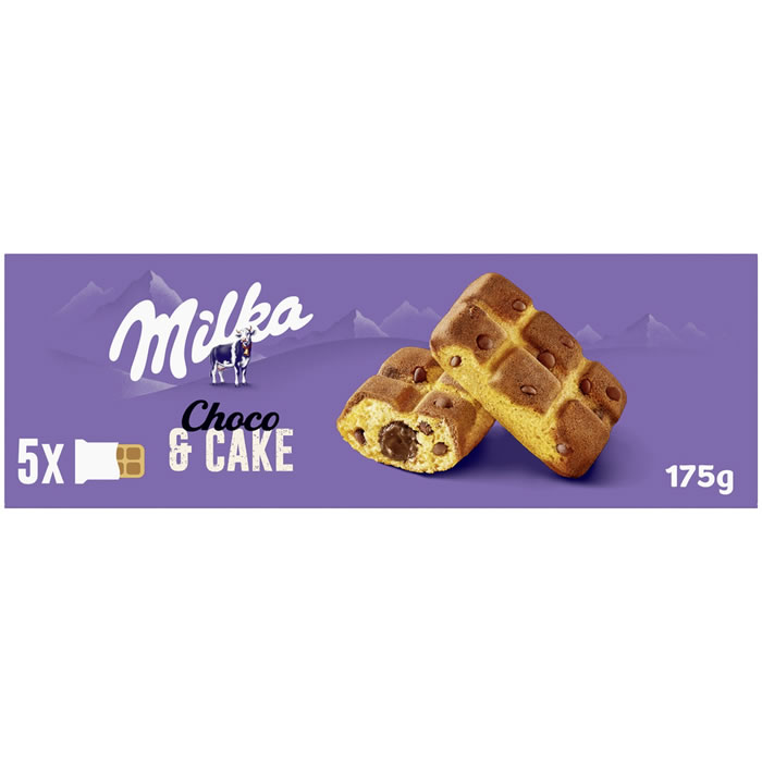 MILKA – Gâteaux fourrés au chocolat au lait Cake & Choc 175g