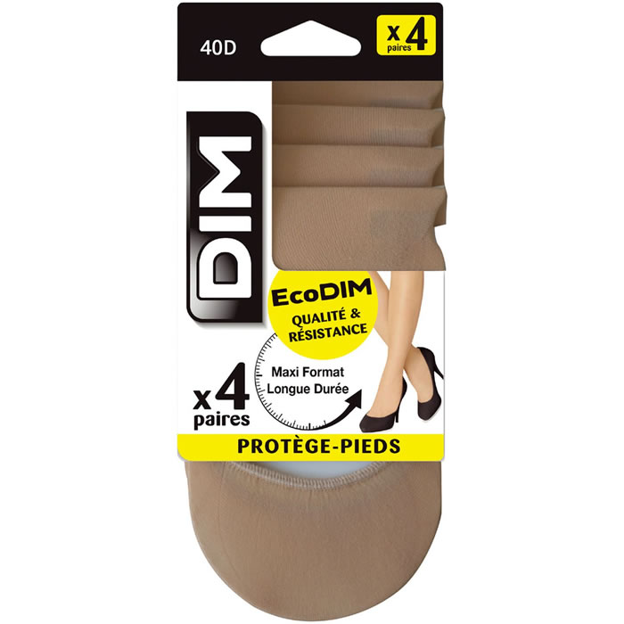 DIM Ecodim Protège-pieds beige taille 35-38 x4
