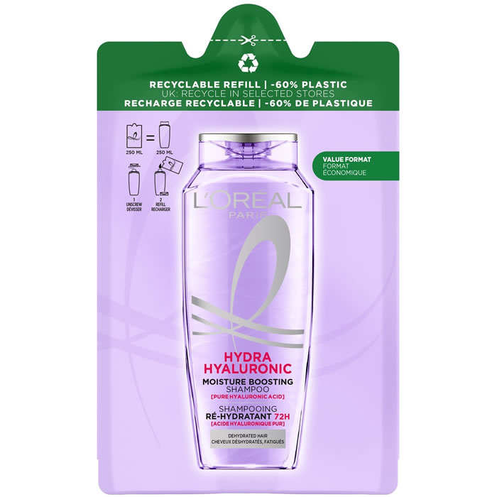 ELSEVE Hydra Hyaluronic – Recharge shampoing ré-hydratant 250 ml