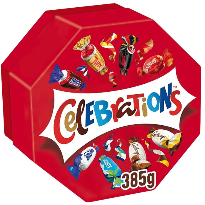CELEBRATIONS – Assortiment de bonbons au chocolat et biscuits 385g